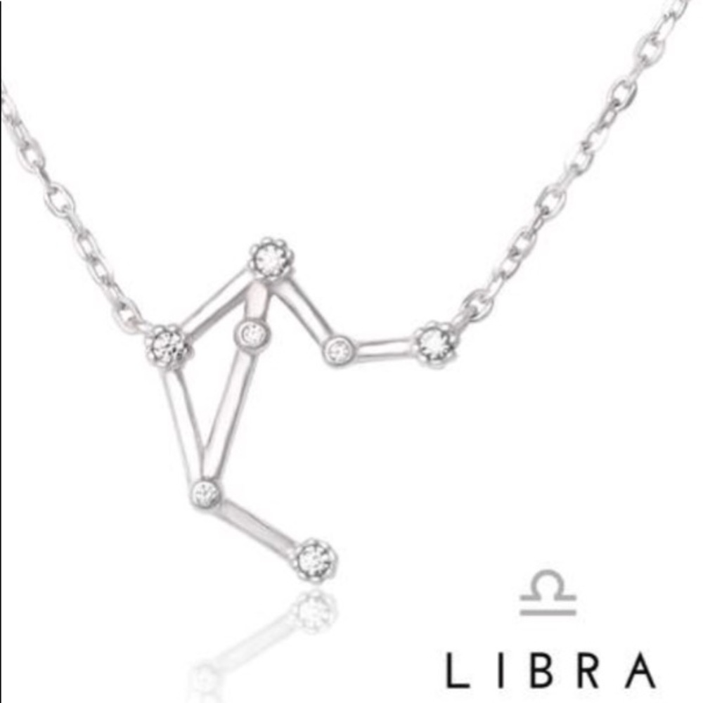 Zodiac Constellation CZ Charm and Necklace Set